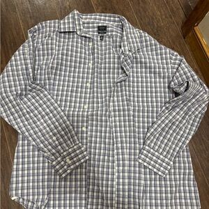 Arrow Purple and White Plaid Shirt